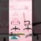 Pink Gaming Chair with Bunny Ears and Footrest for Gamers and Office